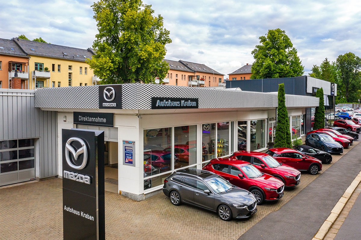 Außenansicht Autohaus Kraban 